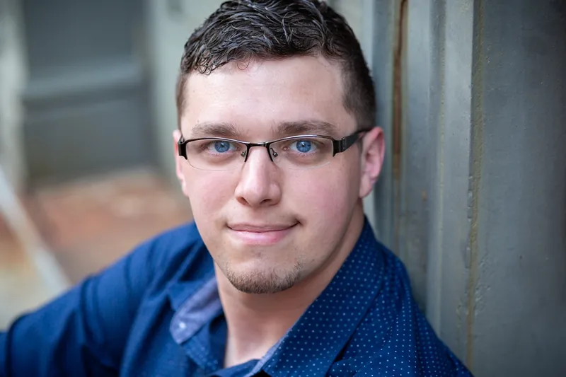 Jonathan Glisson, close-up portrait